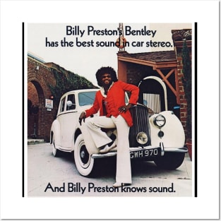 Billy Preston's Bentley Posters and Art